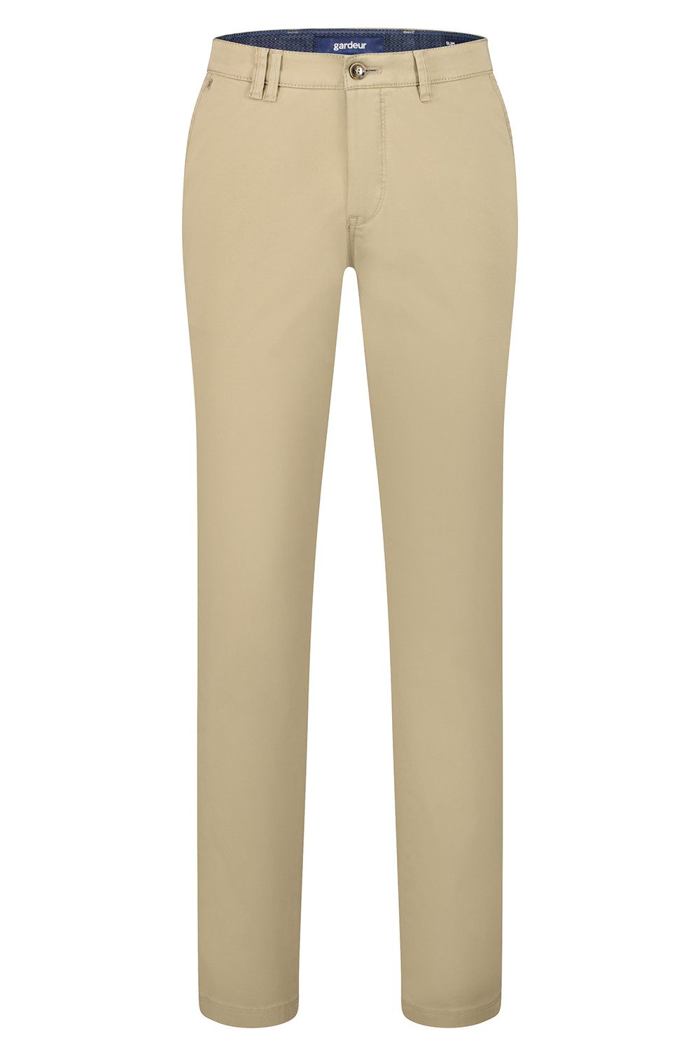 Atelier GARDEUR Slim-fit-Jeans SEVEN Iconic Khakis Slim Fit Pflegeleichter Satin mit Komfort-Stretch