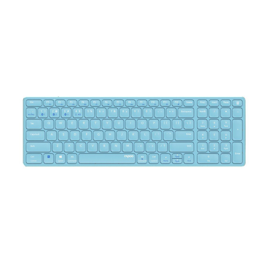 Rapoo E9700M kabellose Tastatur, Bluetooth, 2.4 GHz Wireless-Tastatur