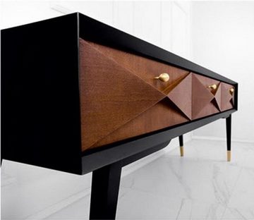 JVmoebel Konsolentisch, Konsolentisch Tisch Konsole Kommode Sideboard Holz Modern Luxus Braun