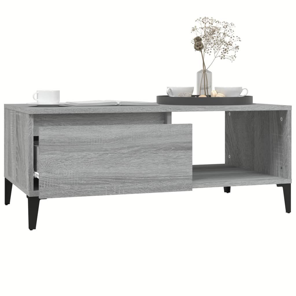 Sonoma Grau | Sonoma vidaXL Grau Holzwerkstoff cm 90x50x36,5 Couchtisch Grau Couchtisch Sonoma (1-St)