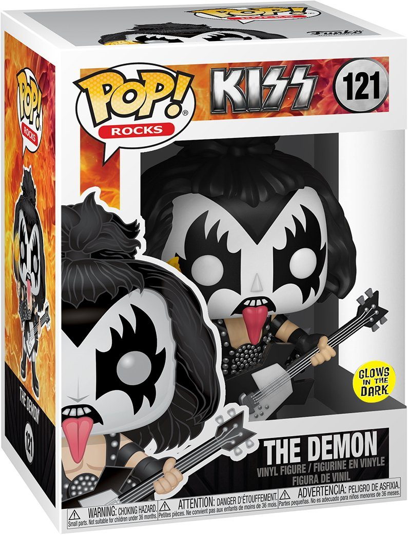 Funko Spielfigur Kiss - The Demon 121 Glows in the Dark Pop!