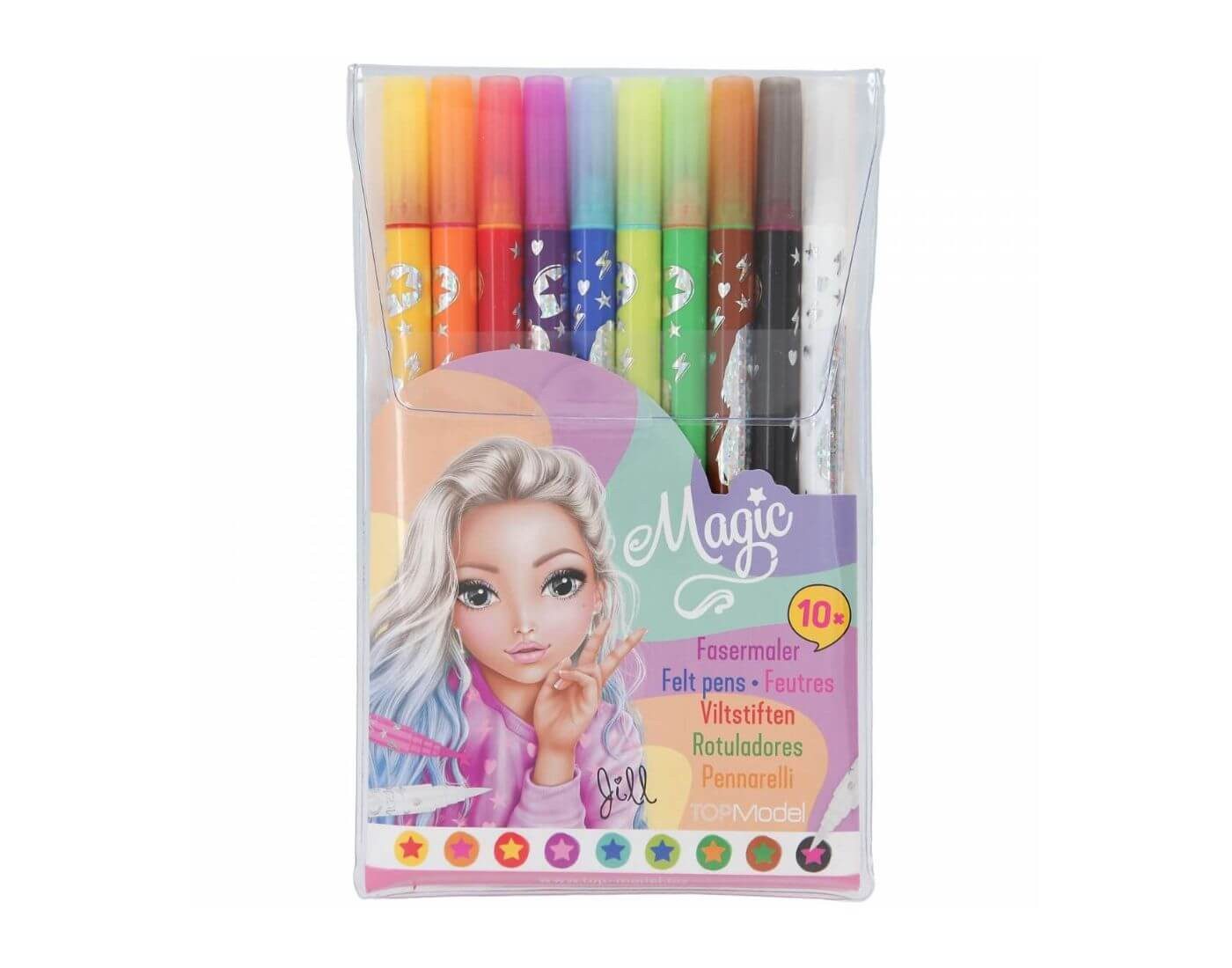 Depesche Faserstift TOPModel Magic Doppelfasermaler-Set, 10 Stifte