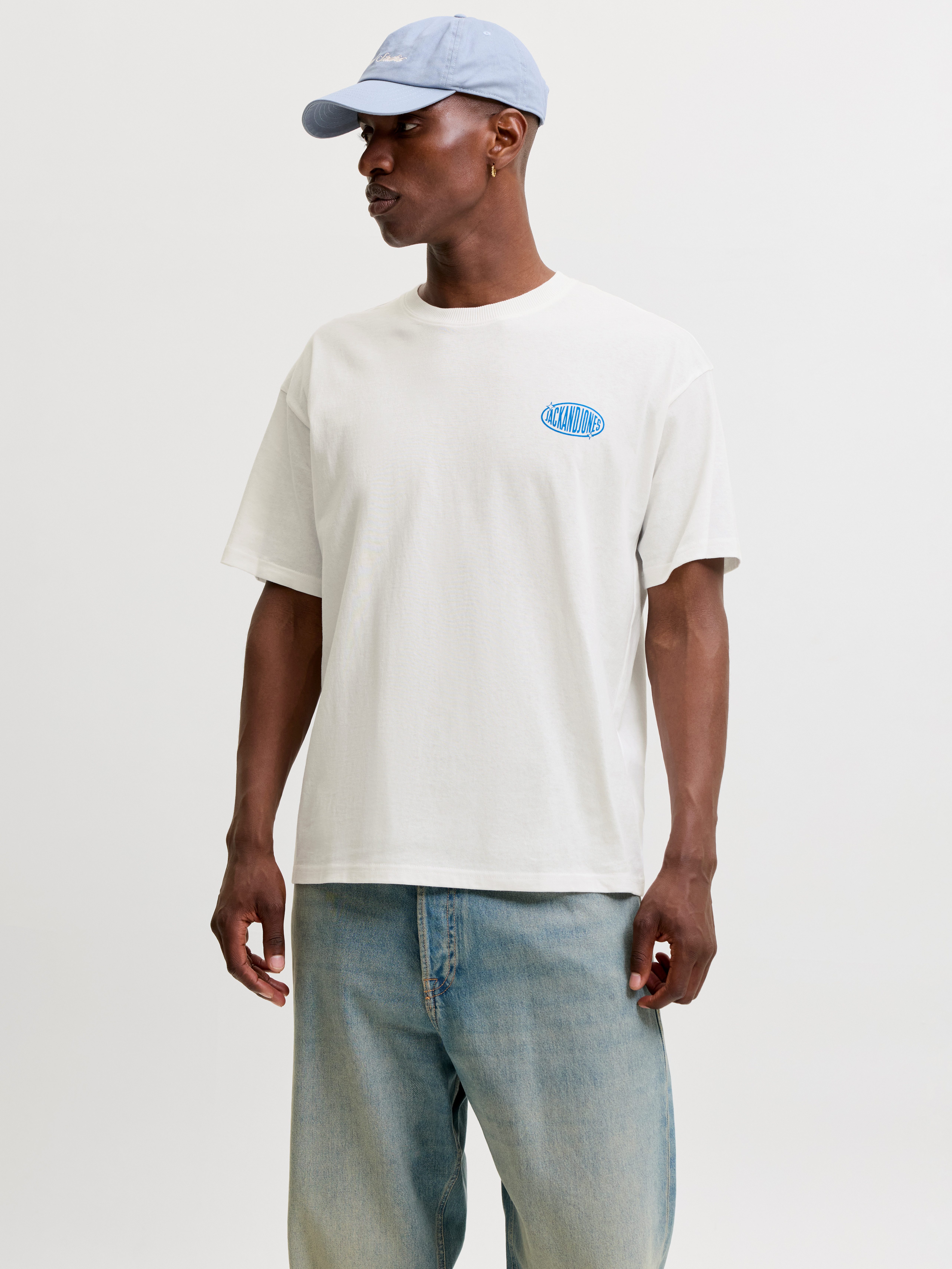 Jack & Jones T-Shirt JJLEGACY TEE SS CREW NECK Baumwolle, locker geschnitten – Bild 2 von 5