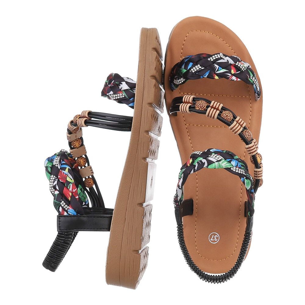 Ital-Design Damen Freizeit Riemchensandalette (86345148) Flach Riemchensand günstig online kaufen