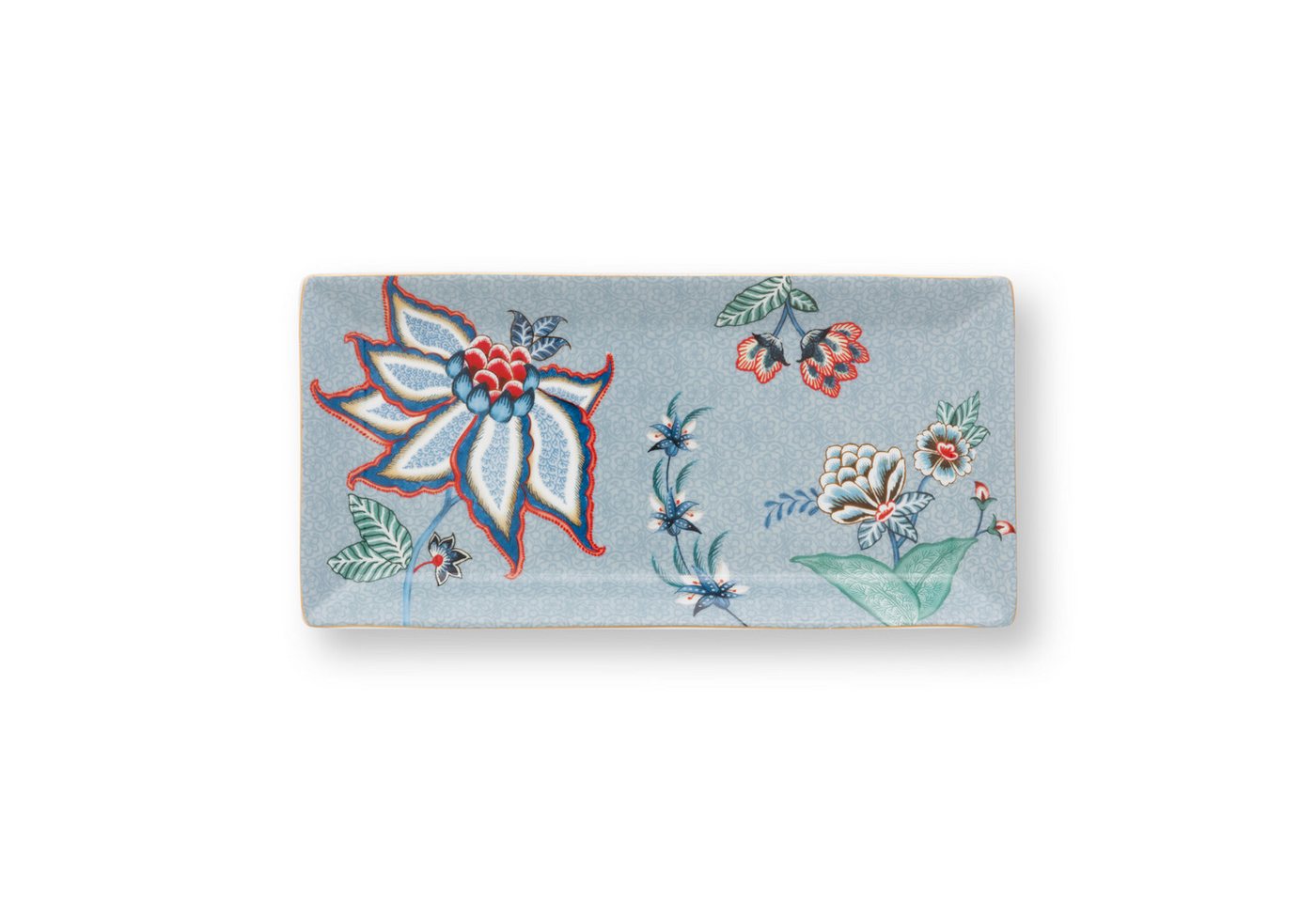 Thumbnail - PiP Studio Geschirr Pip Studio Geschenkset quadratisch Flower Festival, Blau
