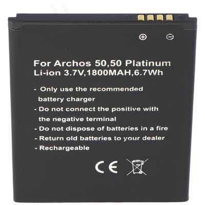 AccuCell Akku nur passend für den Archos 50, 50 Platinum Akku AC50PL Akku 1800 mAh (3,7 V)