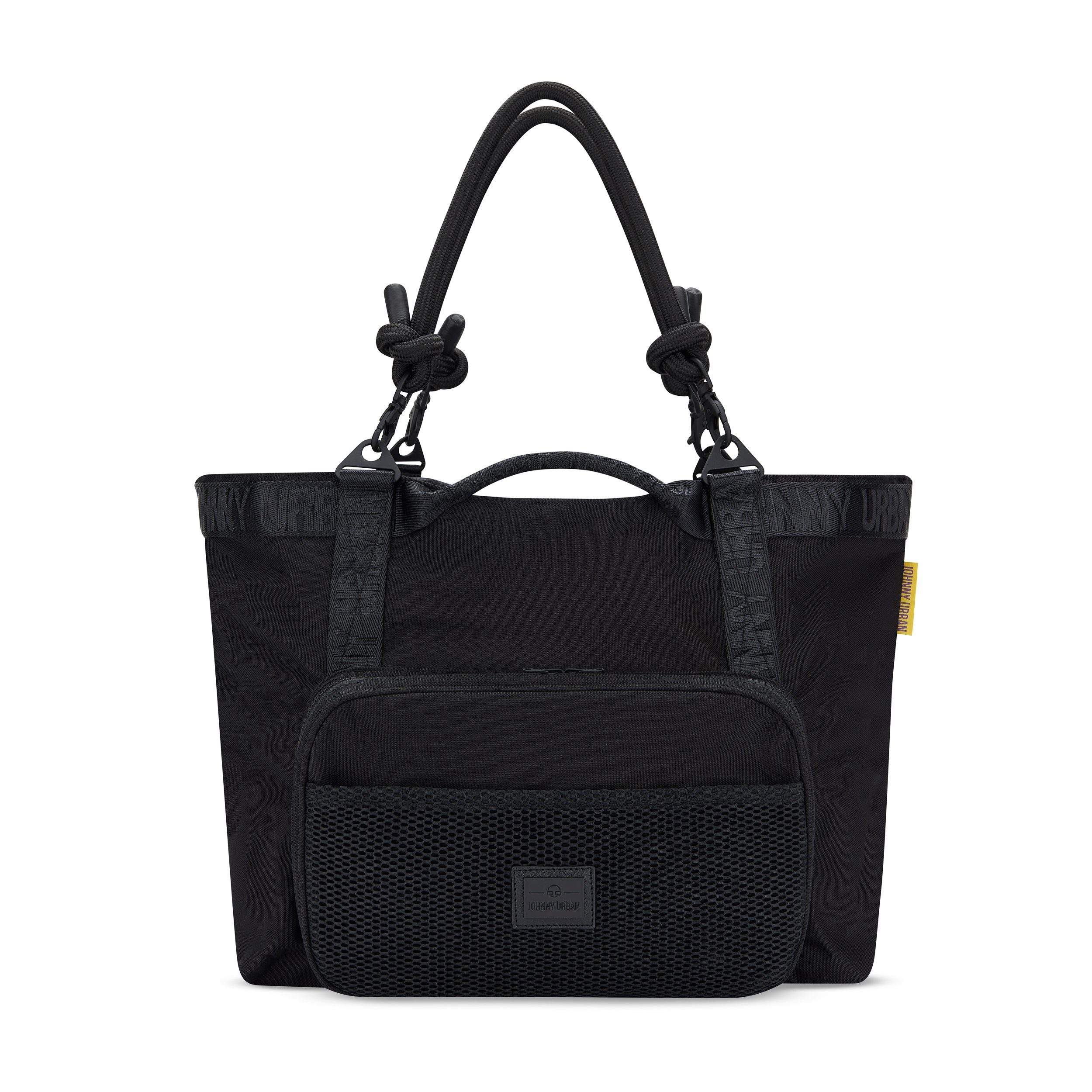 Johnny Urban Shopper CASSIE Schultertasche Damen Große Shopper, Faltbare Reisetasche, Wasserabweisend Schwarz