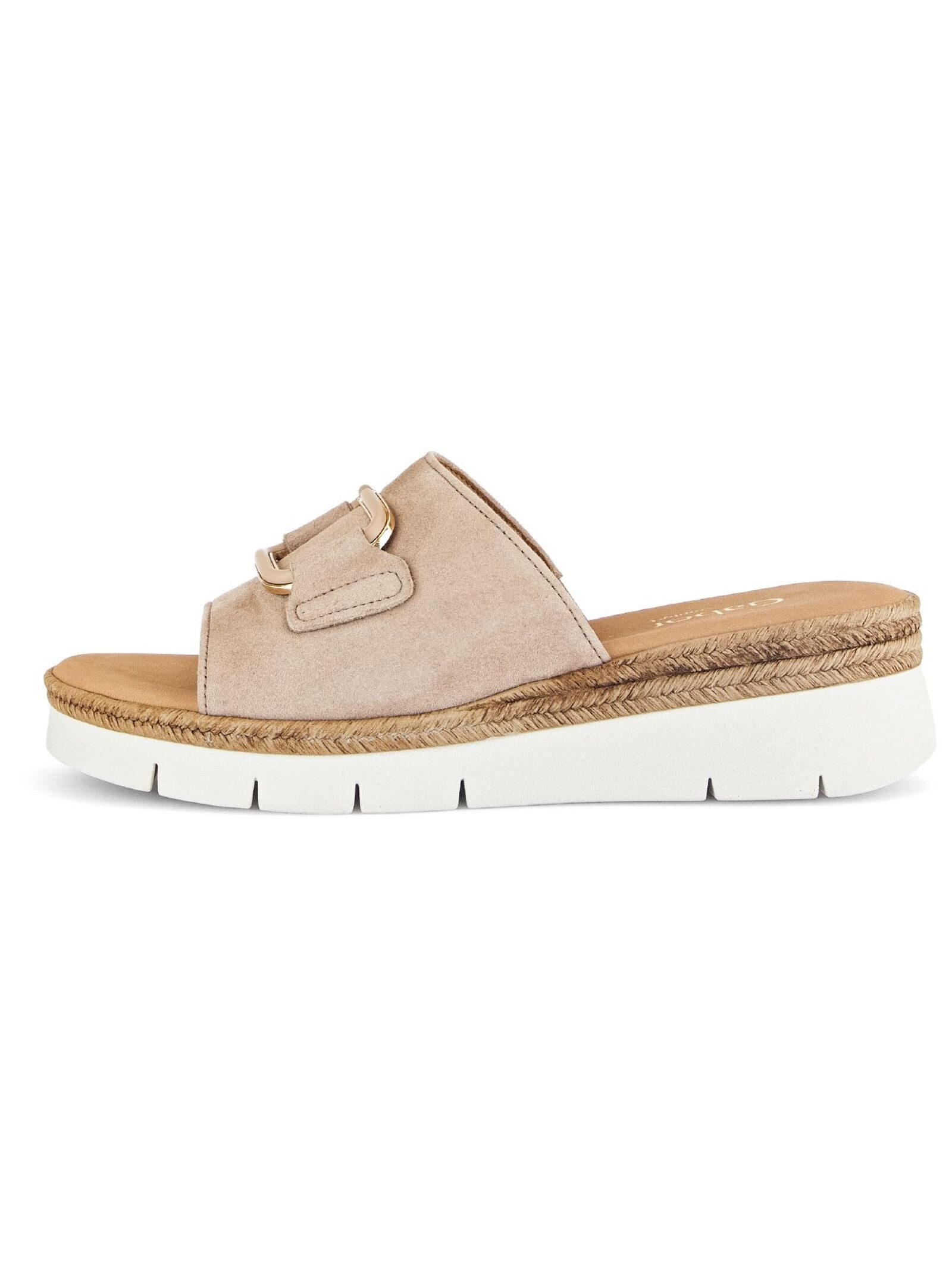 Gabor Pantoletten Veloursleder Pantolette günstig online kaufen