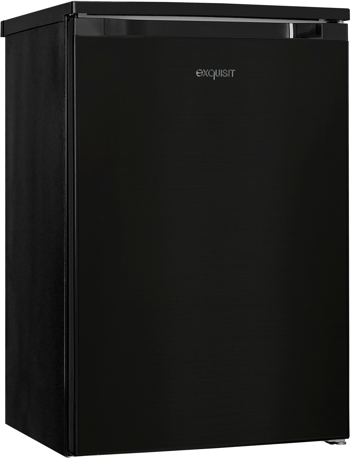 exquisit Gefrierschrank GS81-051C, 84.5 cm hoch, 54.9 cm breit, LED-Innenbeleuchtung, Gemüseschublade, eiser Betrieb (39?dB)