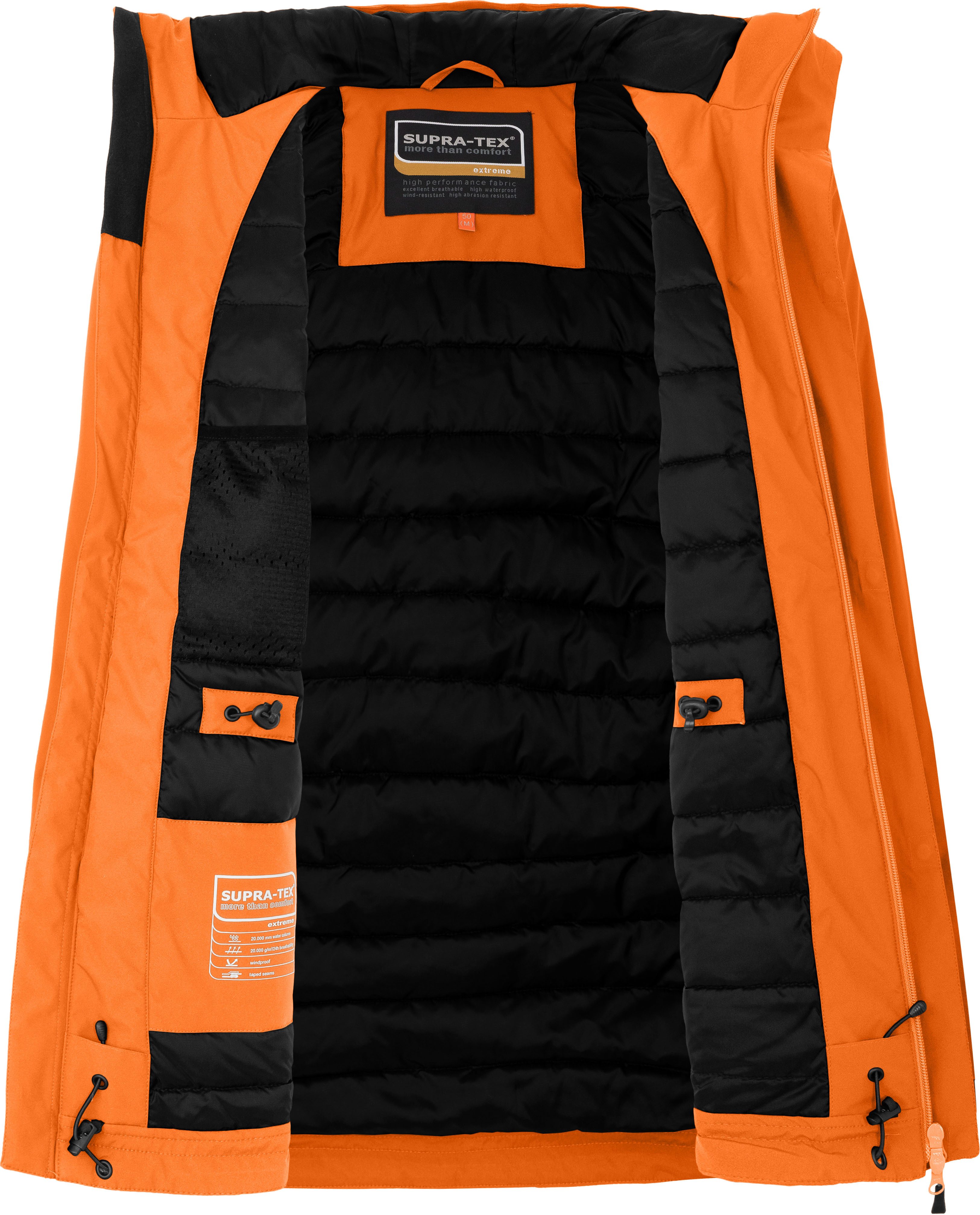 Bergson Winterjacke JUKKA Herren Winter-Parka, warm wattiert, wasserdicht, atmungsaktiv, Normal – Bild 4 von 5