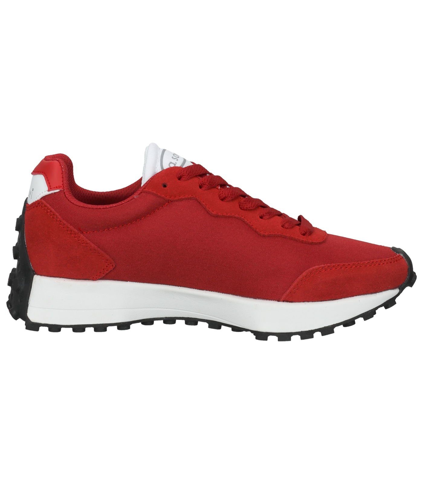 a. soyi Sneaker Rot Sneaker Leder/Textil