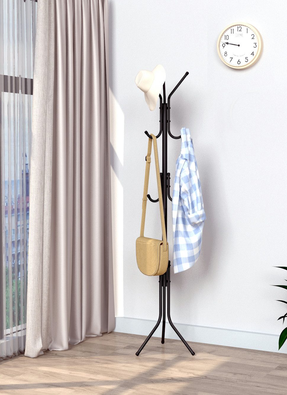 kisidus Garderobenständer YMJ-01 170x42x42 cm, Kleiderständer günstig online kaufen