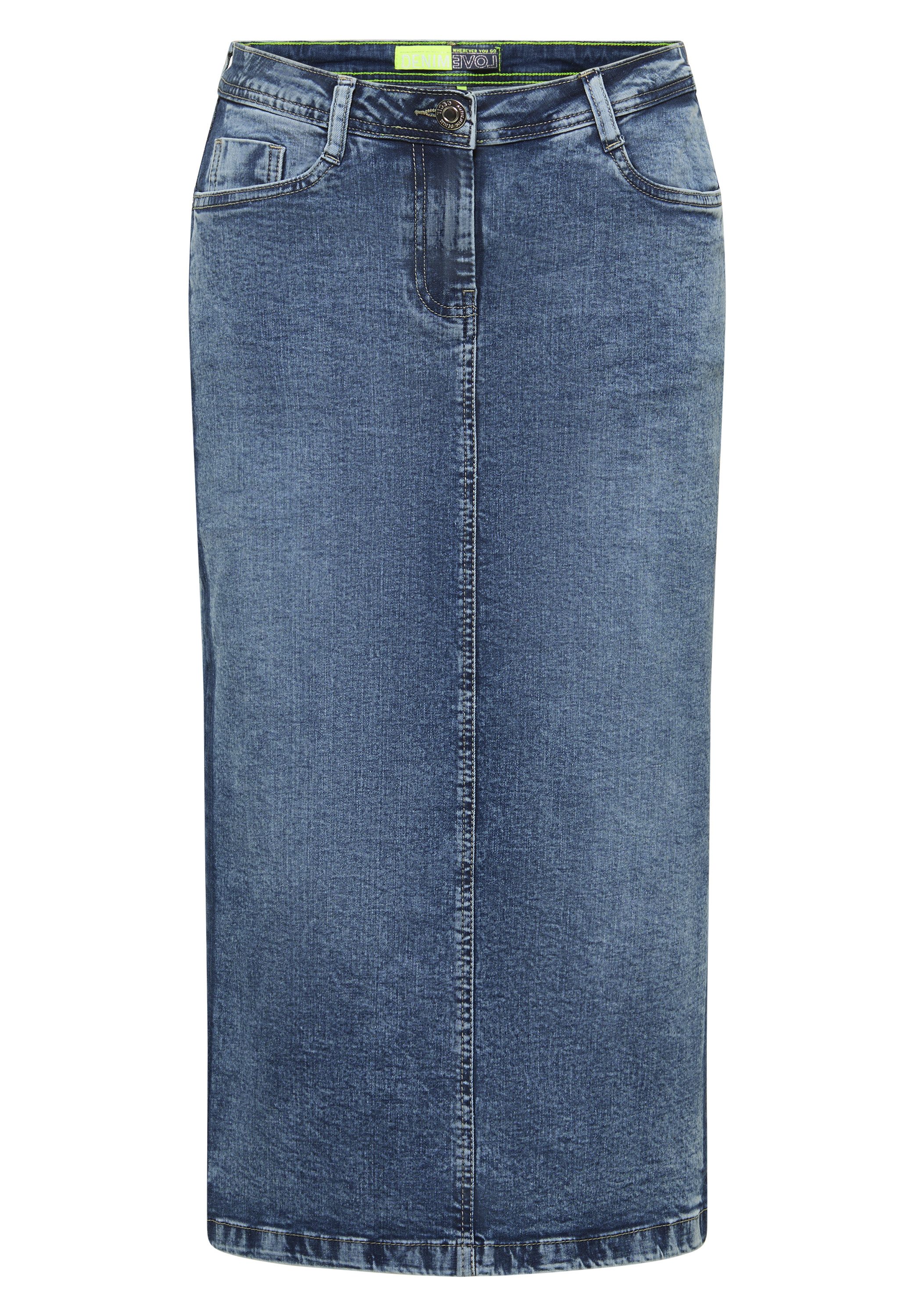 CECIL Jeansrock aus Baumwolle mit Stretchanteil
