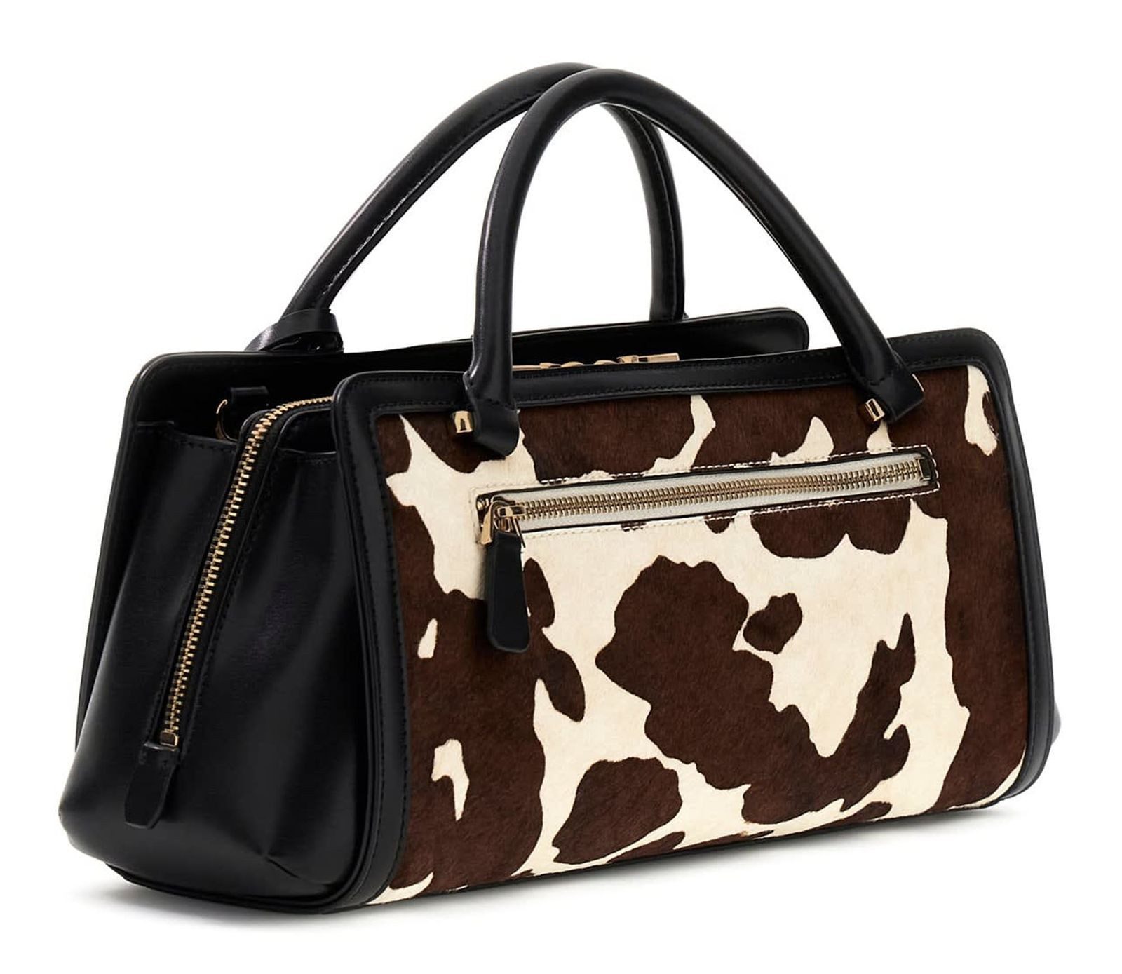 Guess Umhängetasche Girlfriend Satchel, aus echtem Rindsleder