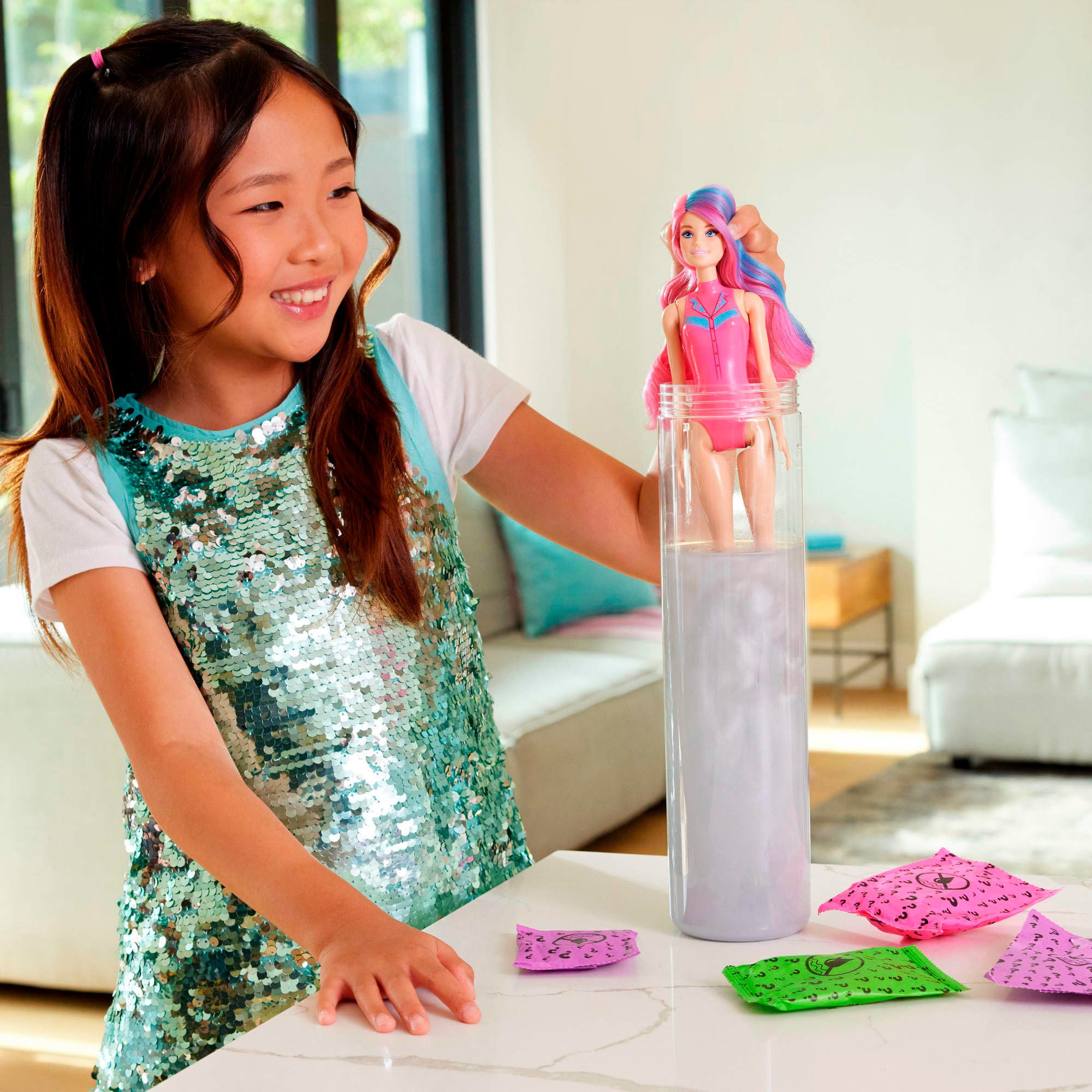 Barbie Anziehpuppe Color Reveal Disco Star günstig online kaufen