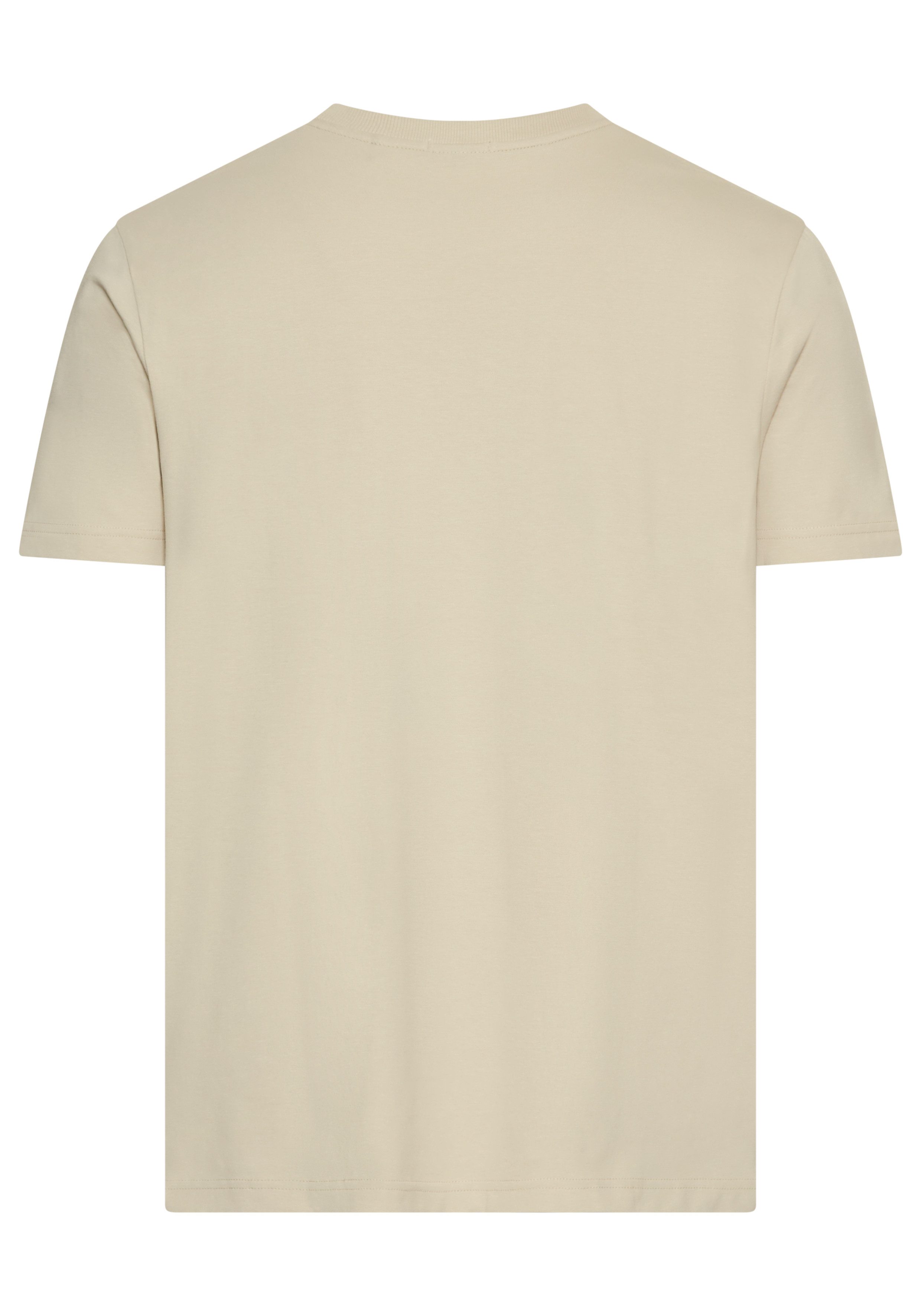 BOSS GREEN Rundhalsshirt Tee Regular Fit Stretch Jersey Cotton, Logo on Chest, Rundhals