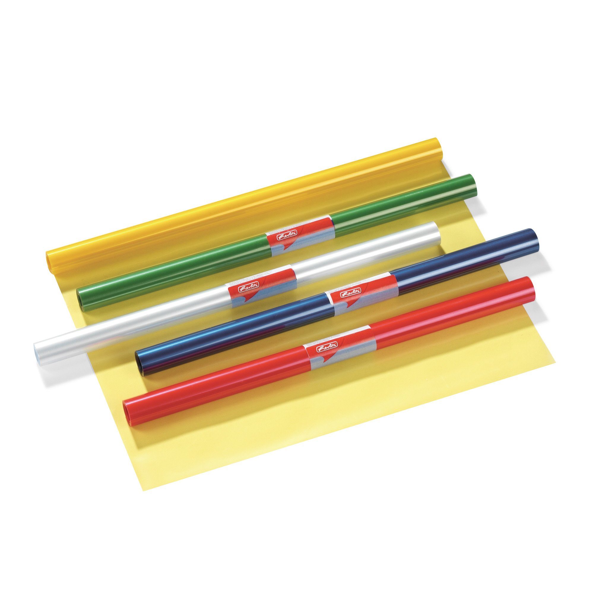 Herlitz Schulheft Herlitz Bucheinbandfolie / Buchfolie / 5m x 40cm / Farbe: transparent