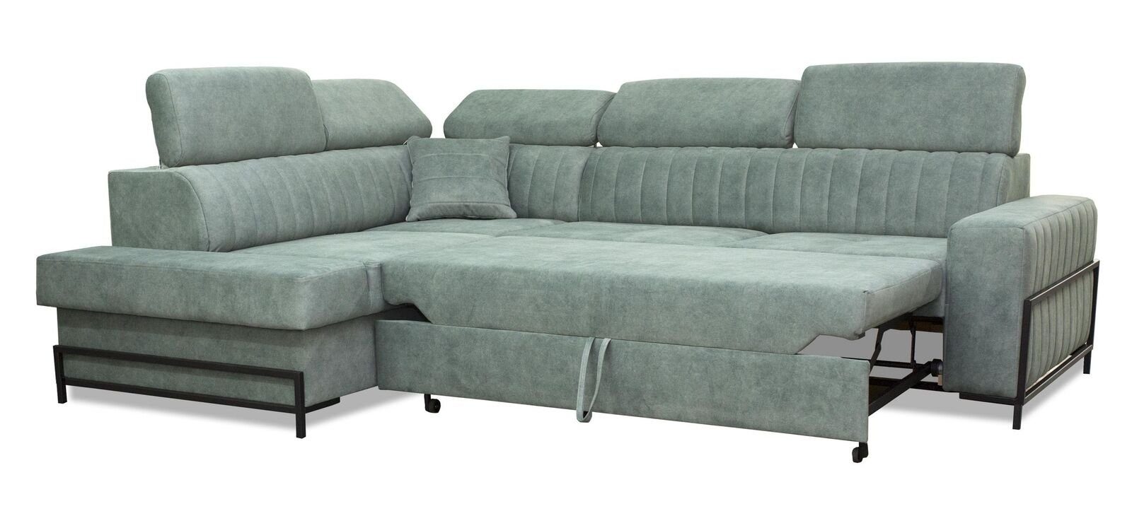 JVmoebel Ecksofa, Wohnzimmer Stoff L-Form Modern Textil Ecke Design Luxus Couch Sofa
