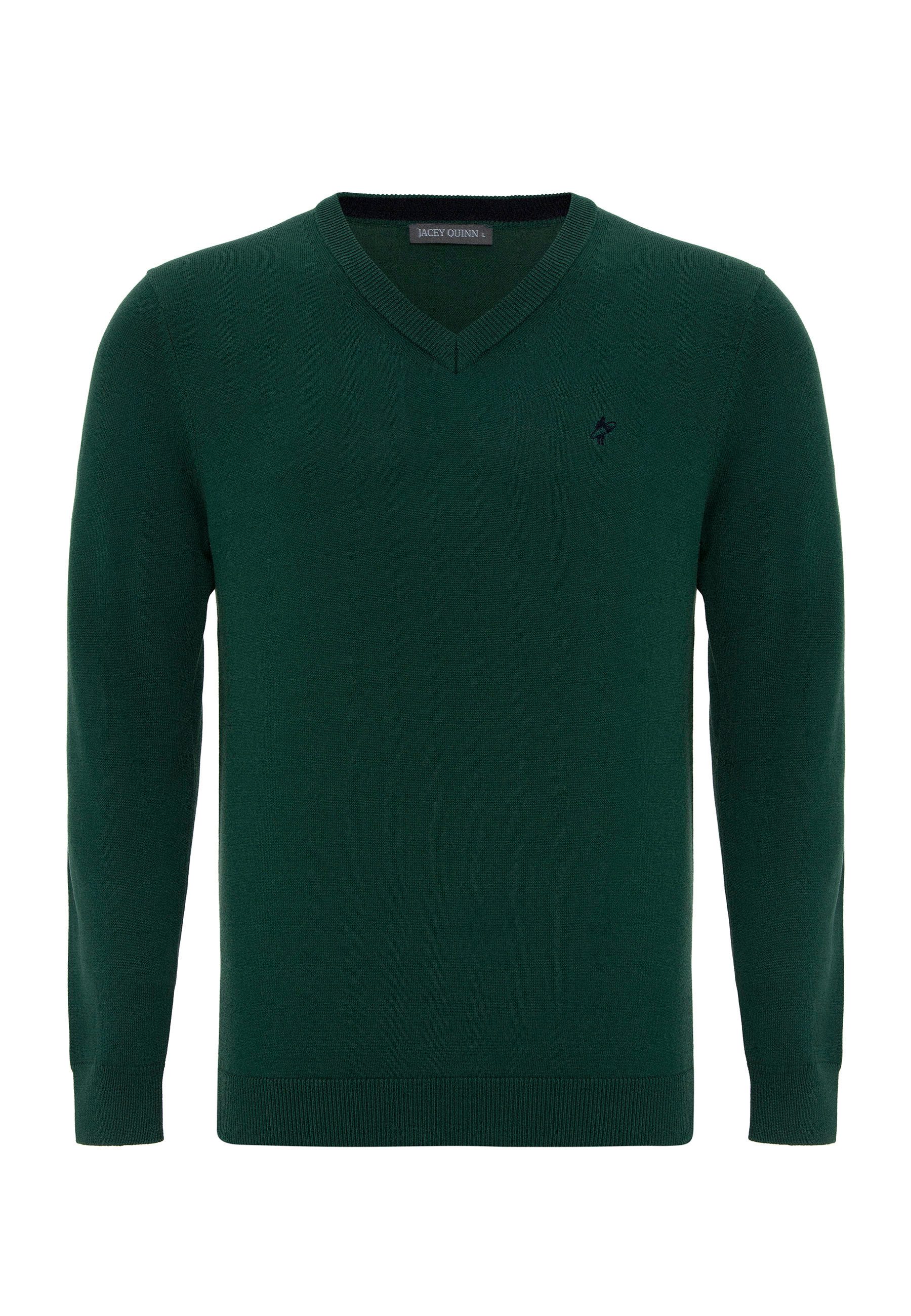 Jacey Quinn  Sweatshirt Porto Regular Fit V-Neck Pullover günstig online kaufen