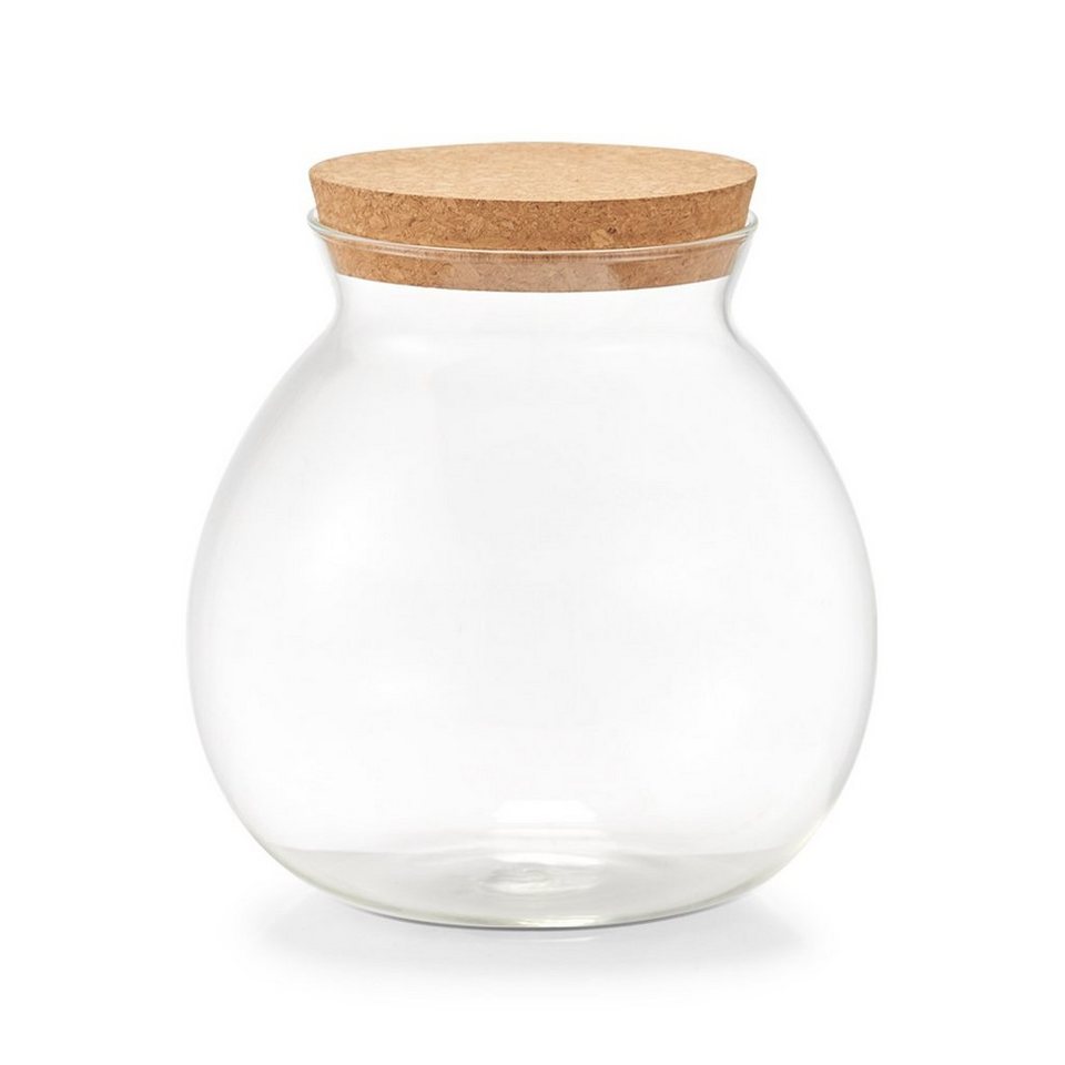 Ø15,1 Glas/Kork, Present Glas/Kork, Zeller 15,7 Korkdeckel, Vorratsglas 1700 m. ml, Vorratsglas transparent, x cm