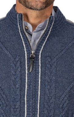 Spieth & Wensky Trachtenjacke Strickjacke WADIM jeansblau