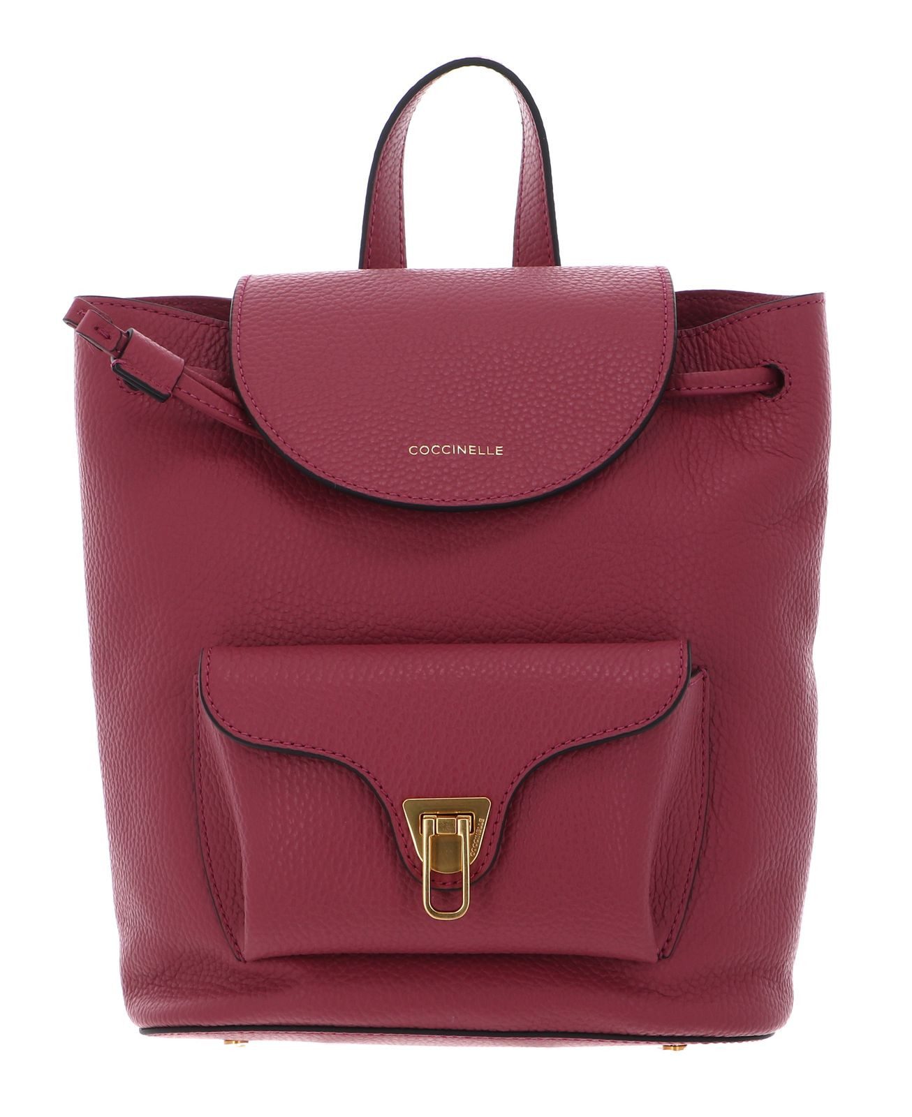 COCCINELLE Rucksack Grained Leather Backpack, aus echtem Rindsleder