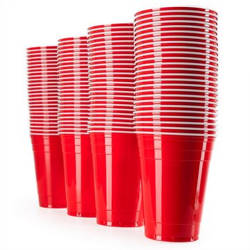 Vivaloo Becher Wiederverwendbare - Bierpongset Red Cups, Partybecher