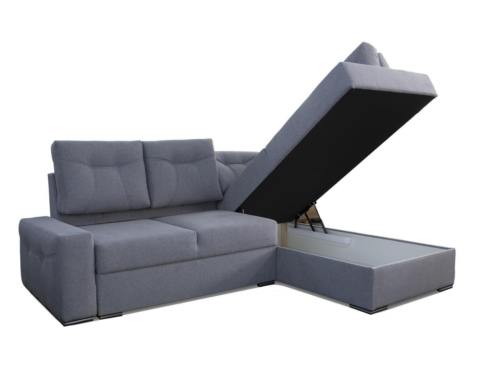 Sofas Lounge Ecksofa, Couch Design JVmoebel Ecksofa Sofa Samt Wohnlandschaft L-form