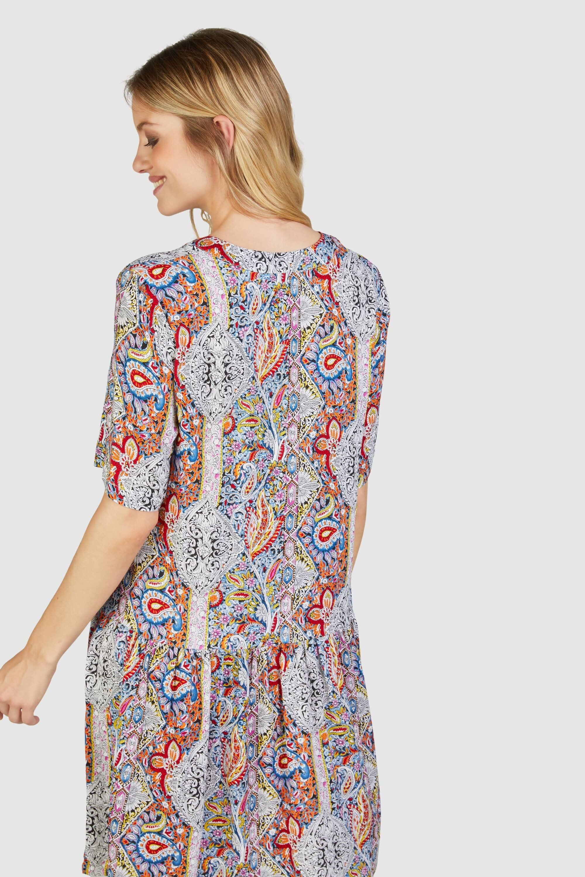 NAVIGAZIONE Shirtkleid (1-tlg) mit Allover Print