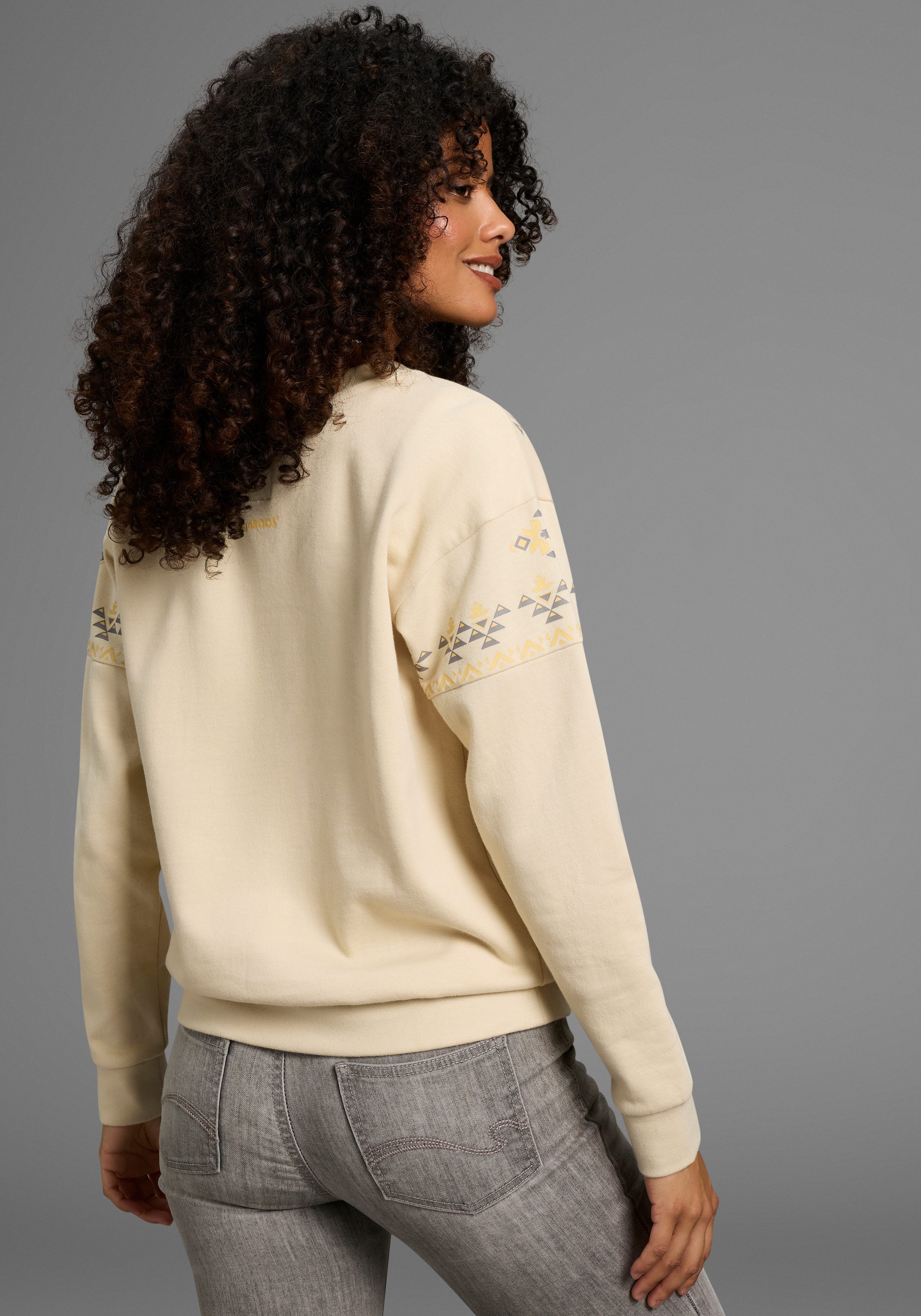 KangaROOS Sweatshirt mit Norweger-Print günstig online kaufen