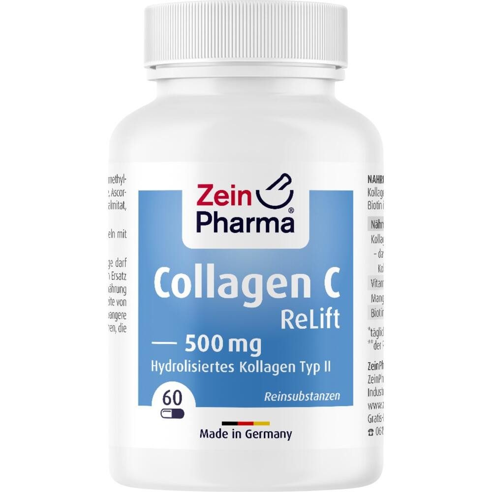 Zein Pharma - Germany GmbH COLLAGEN C ReLift Kapseln 500 mg Kapseln, 60 St.