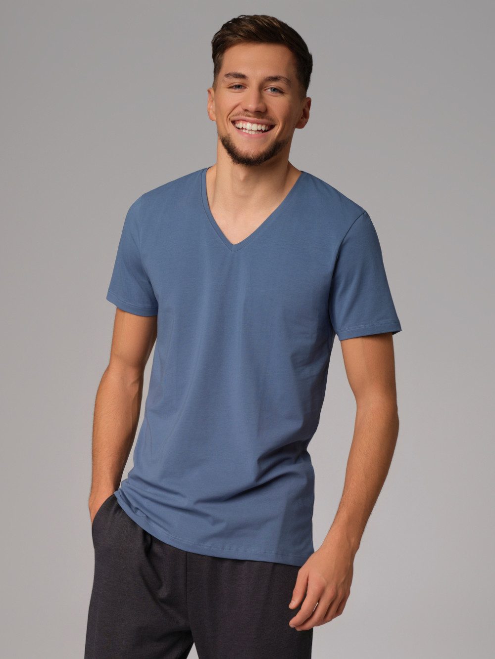 comazo Kurzarmshirt Basic aus hautfreundlicher Baumwolle