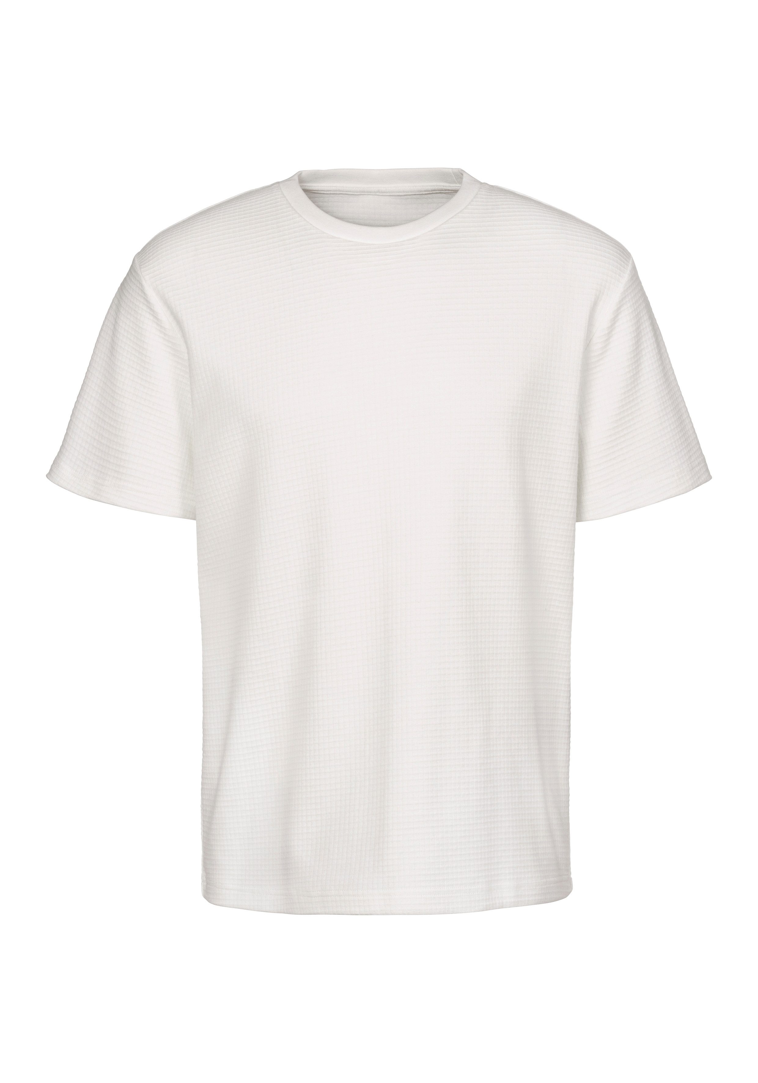 John Devin T-Shirt mit Struktur Rundhalsshirt mit Struktur aus Baumwoll-Mix. € 17,99, (€ 17,99 pro 1 Stk).