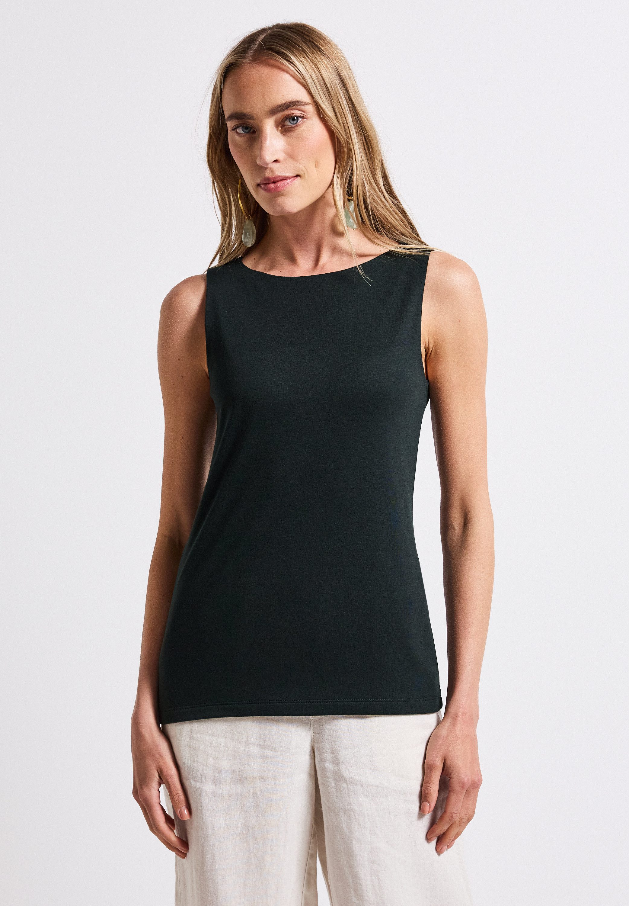 STREET ONE Shirttop im soften Baumwoll-Mix günstig online kaufen