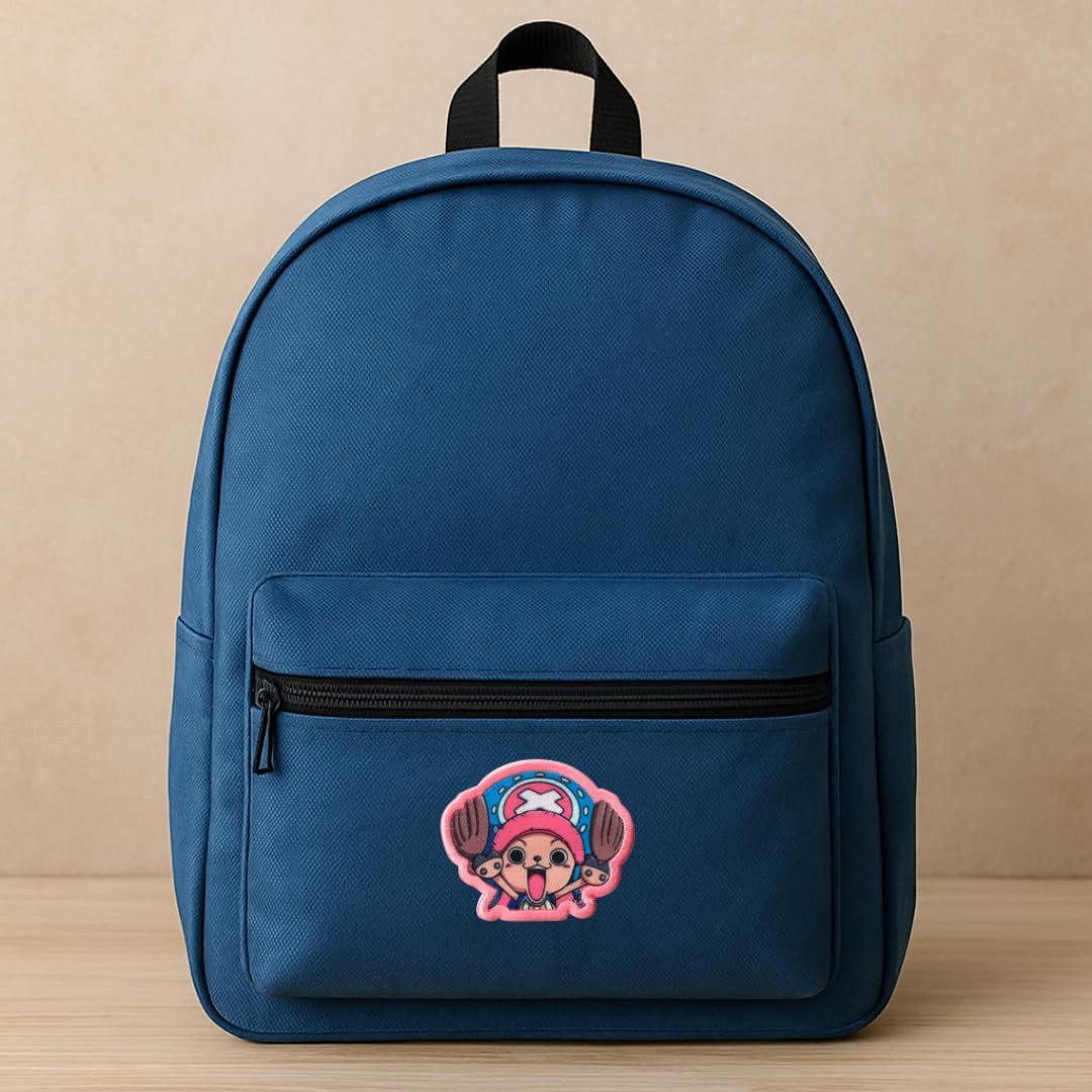 One Piece Aufnäher Bügelbild, Aufbügler, Applikationen, Patches, Flicken, zum aufbügeln, Polyester, Comercial Mercera One Piece Chopper - Größe: 6,5 x 5,4 cm