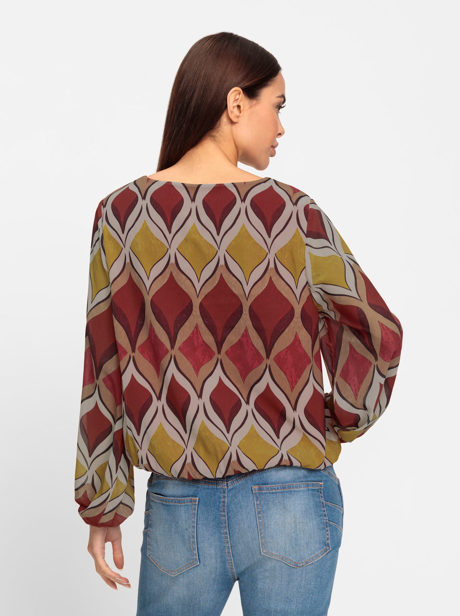 heine Klassische Bluse Druckbluse günstig online kaufen