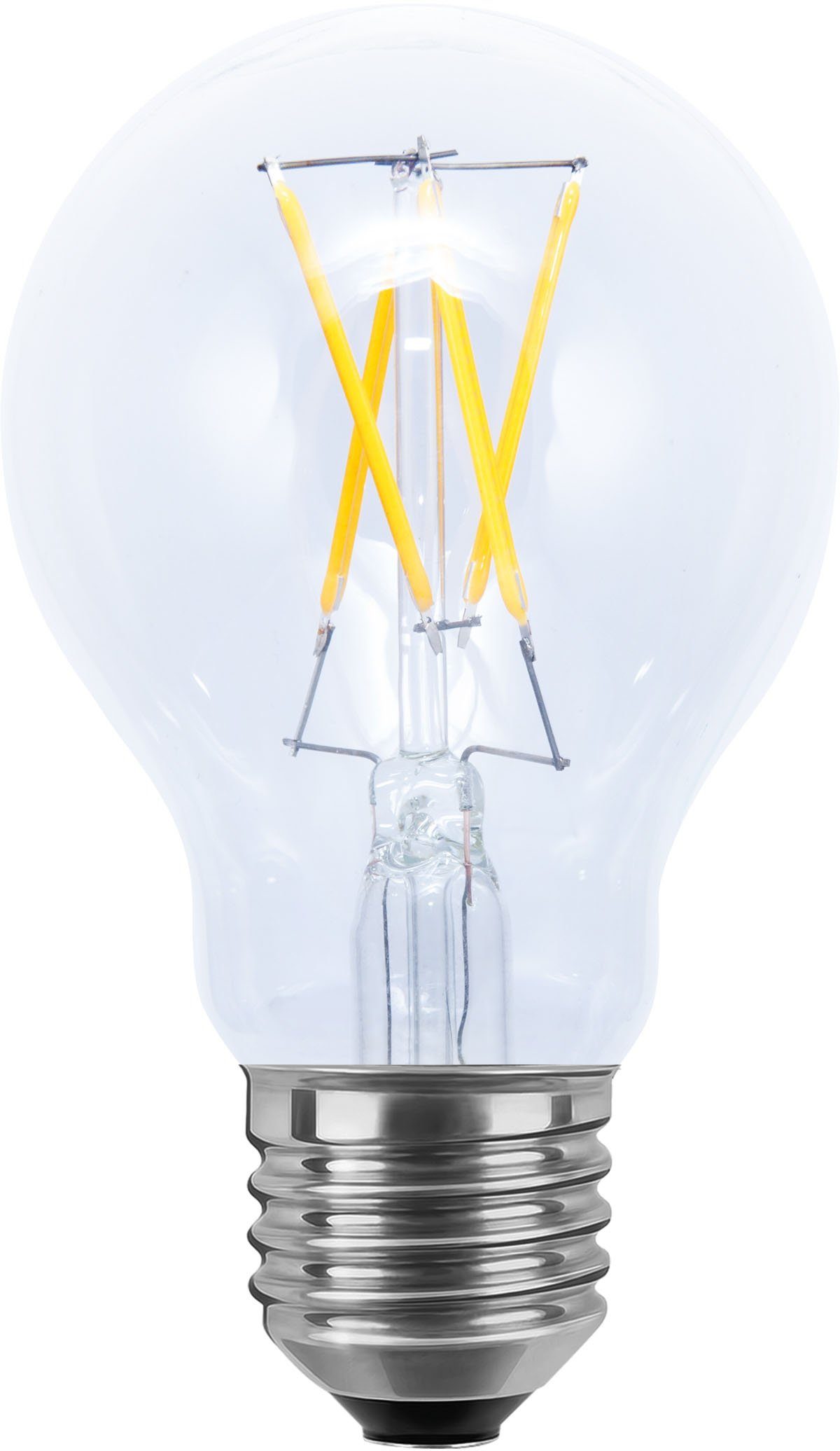 SEGULA LED-Leuchtmittel LED Glühlampe klar, E27, Warmweiß, dimmbar, E27, Glühlampe klar, 2700K
