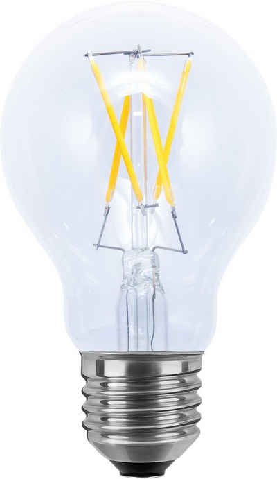 SEGULA LED-Leuchtmittel LED Glühlampe klar, E27, Warmweiß, dimmbar, E27, Glühlampe klar, 2700K