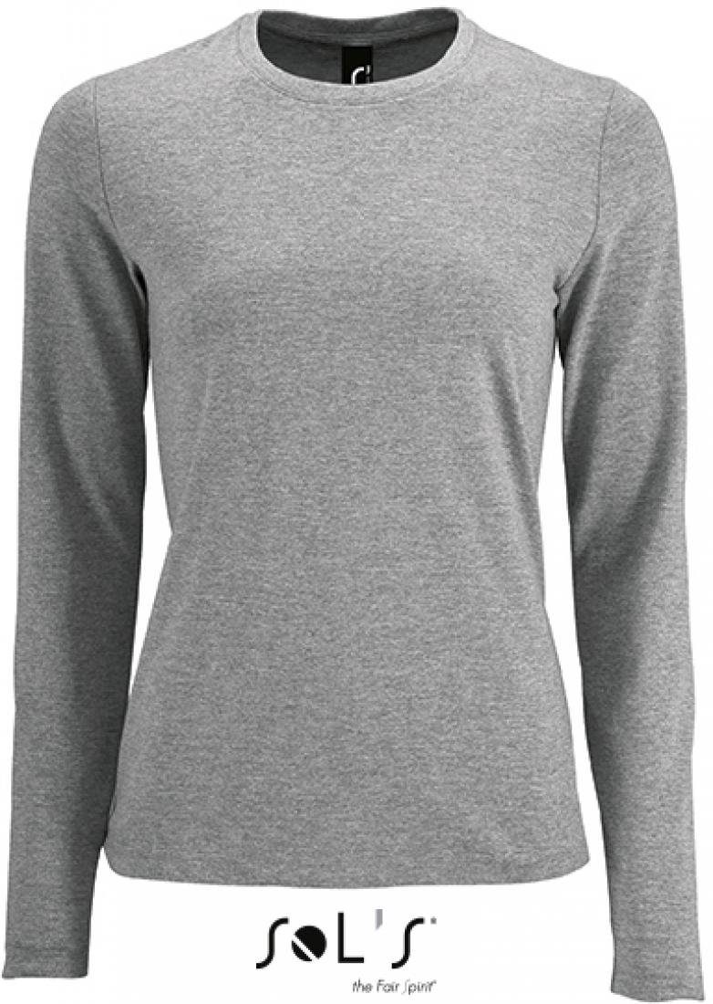 SOLS Rundhalsshirt Damen Long-Sleeve T-Shirt Imperial