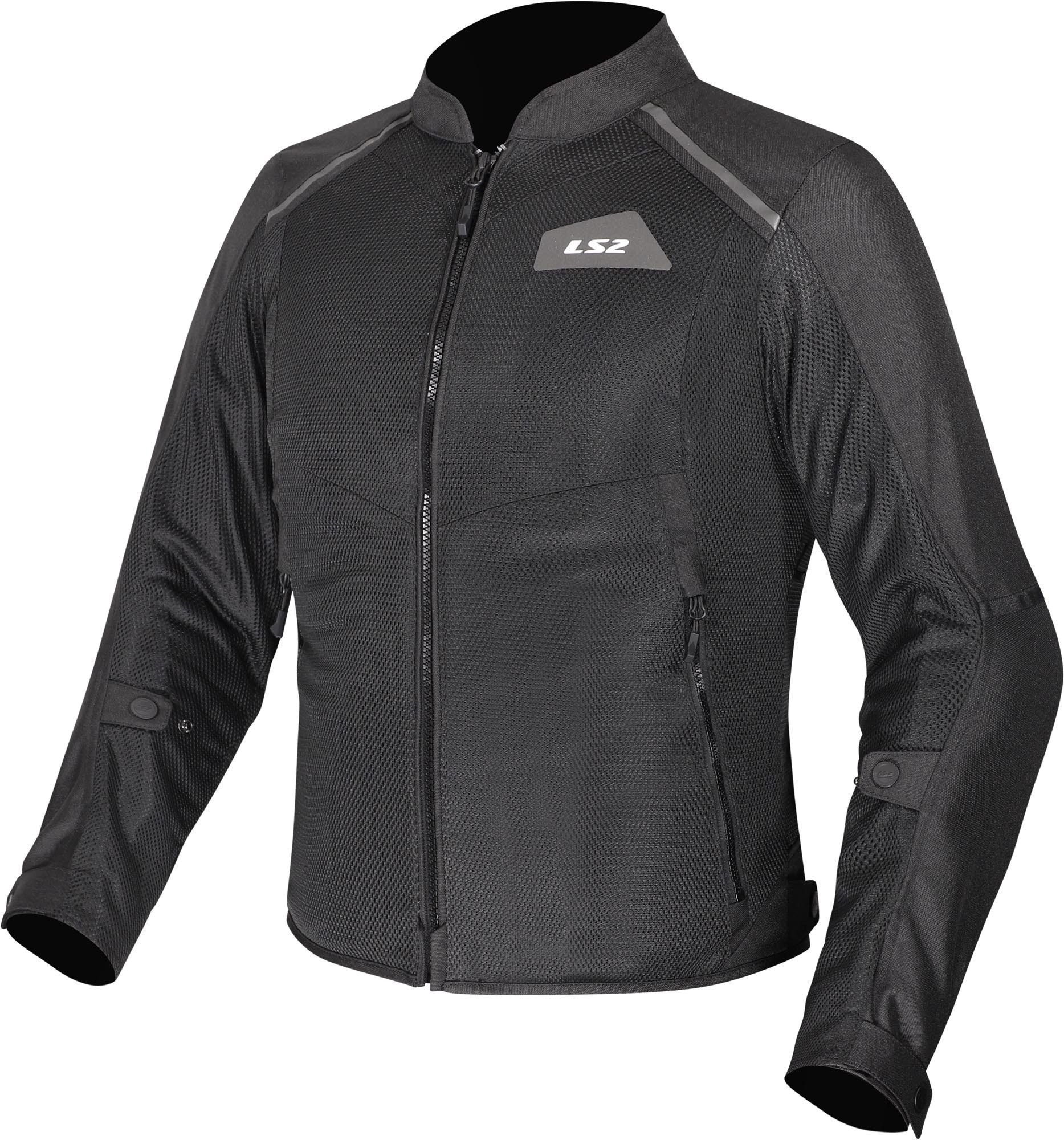 LS2 Motorradjacke Breeze Damen-Motorrad-Textiljacke Ellenbogenprotektoren enthalten,Schulterprotektoren enthalten