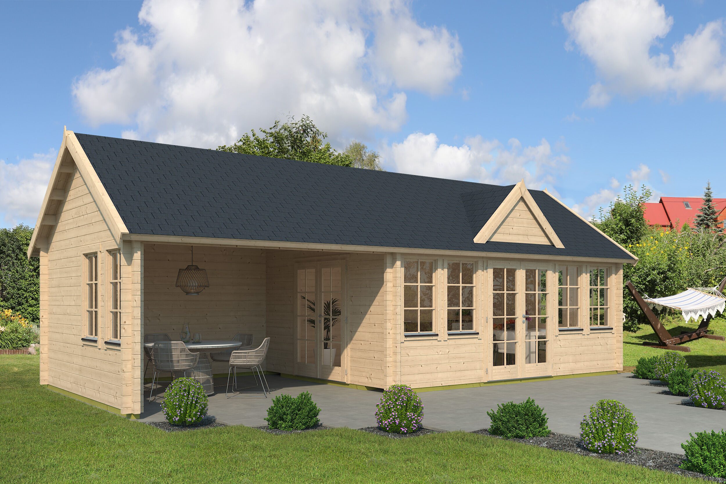 Fjordholz Gartenhaus Teehaus Kensington 44