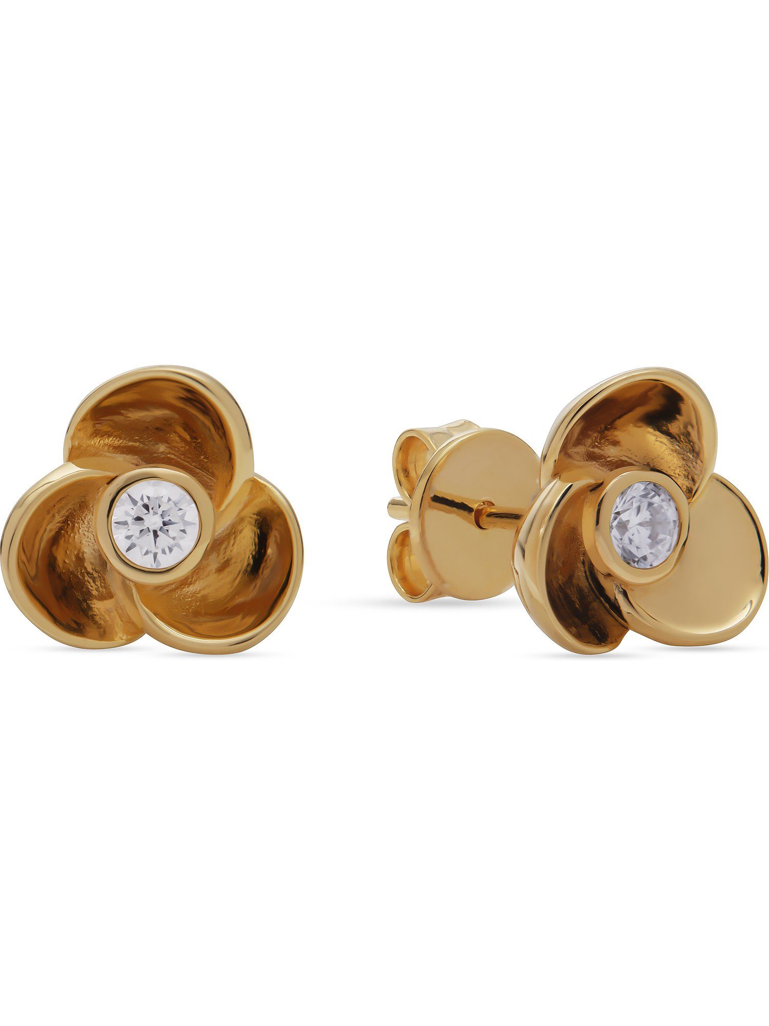 JETTE Paar Ohrstecker, FLOWERS