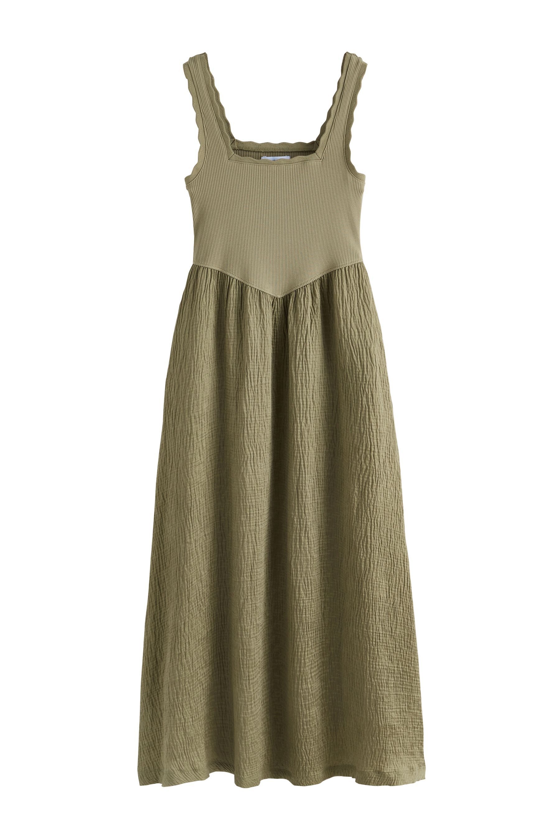 Midikleid Midikleid aus Jersey-Mischgewebe