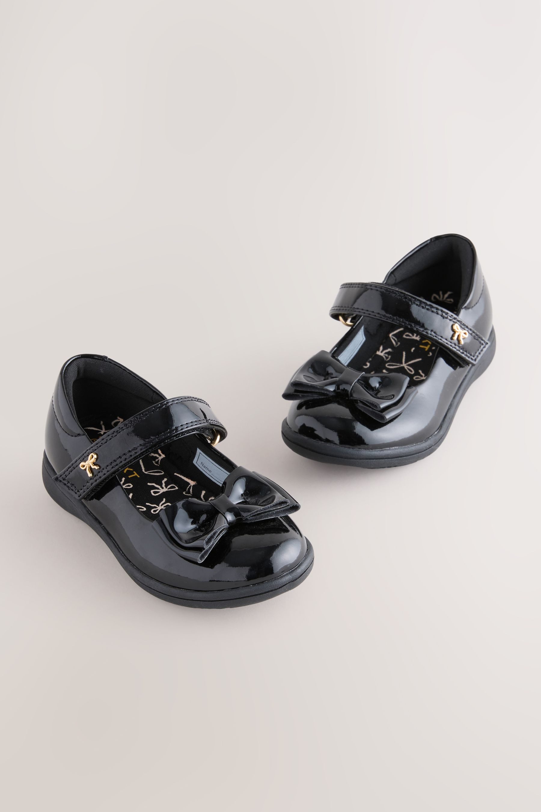 Next Spangeschuhe mit Schleife für die Schule – weit Mary-Jane-Schuhe – Bild 3 von 5