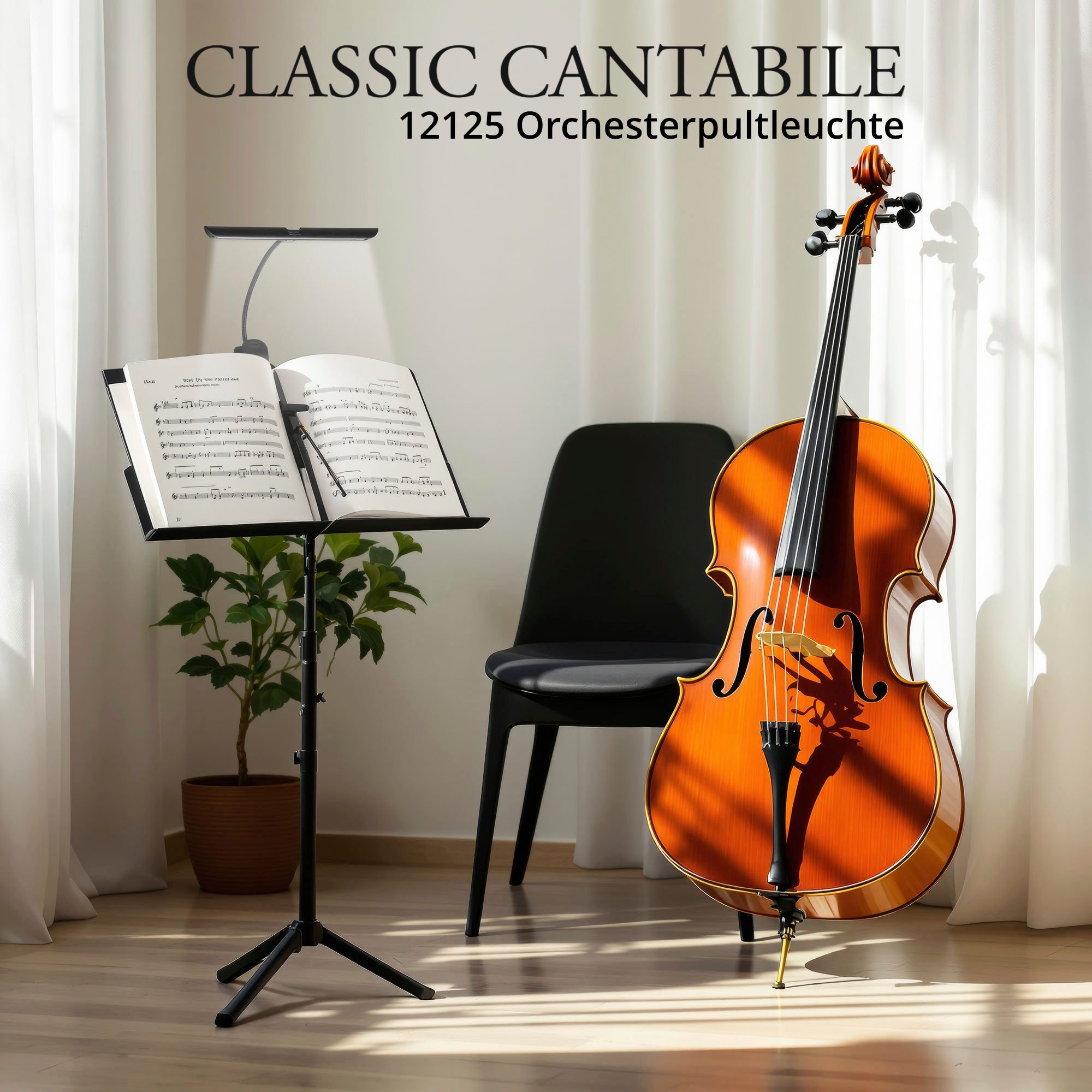 Classic Cantabile LED Klemmleuchte 12125 Notenpultleuchte Easy mit Memory F günstig online kaufen