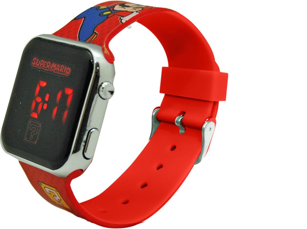 Accutime Digitaluhr Nintendo Super Mario - LED digitale Armbanduhr, (1-tlg)