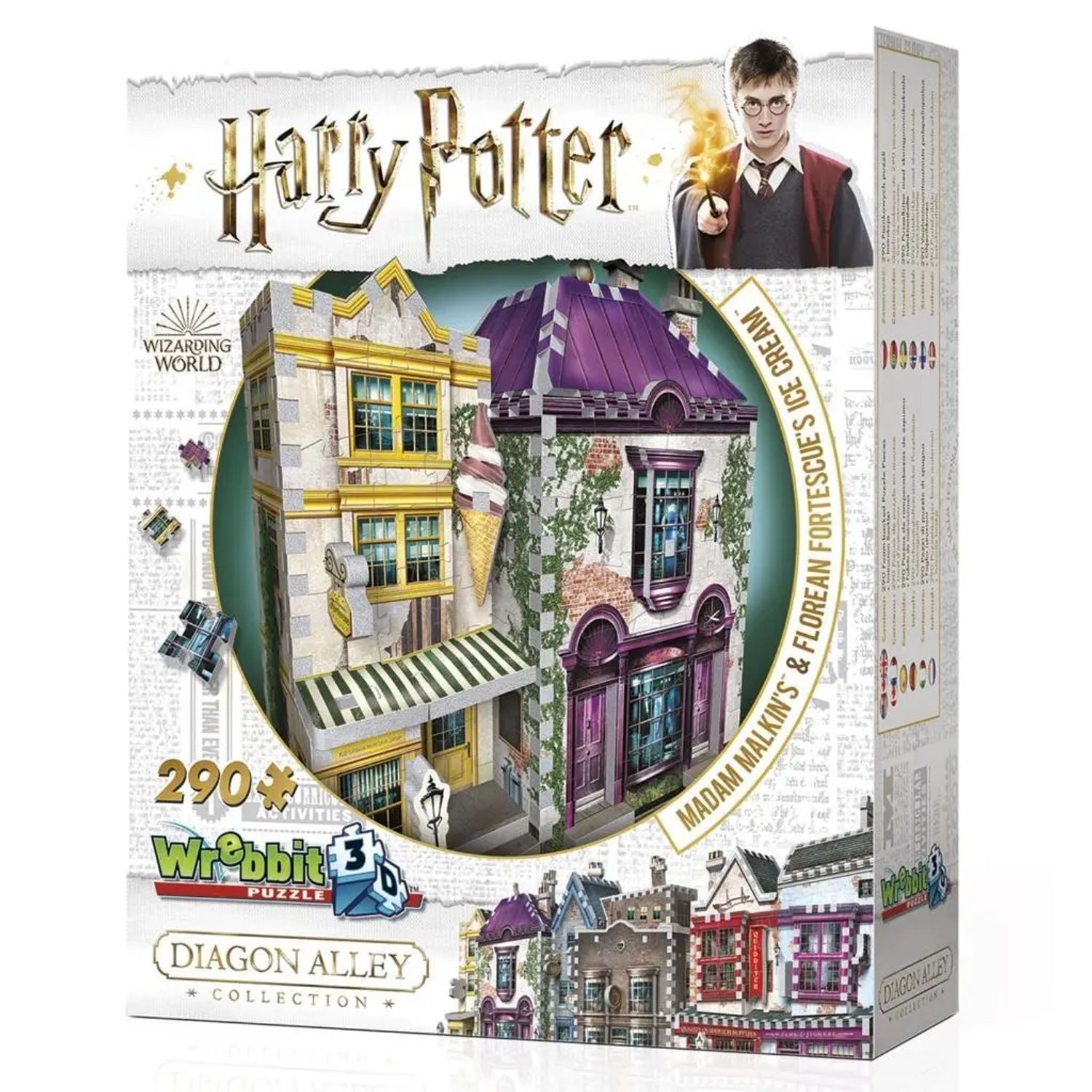JH-Products Puzzle Madam Malkin's Anzüge & Florean Fortescue's Eissalon - Harry..., 290 Puzzleteile