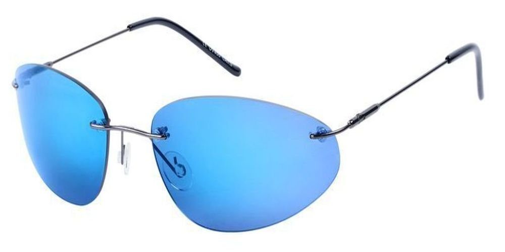emeco Sonnenbrille Matrix Style Neo Sonnenbrille Brille 9001BK FARBEN BLAU  VERSPIEGELT