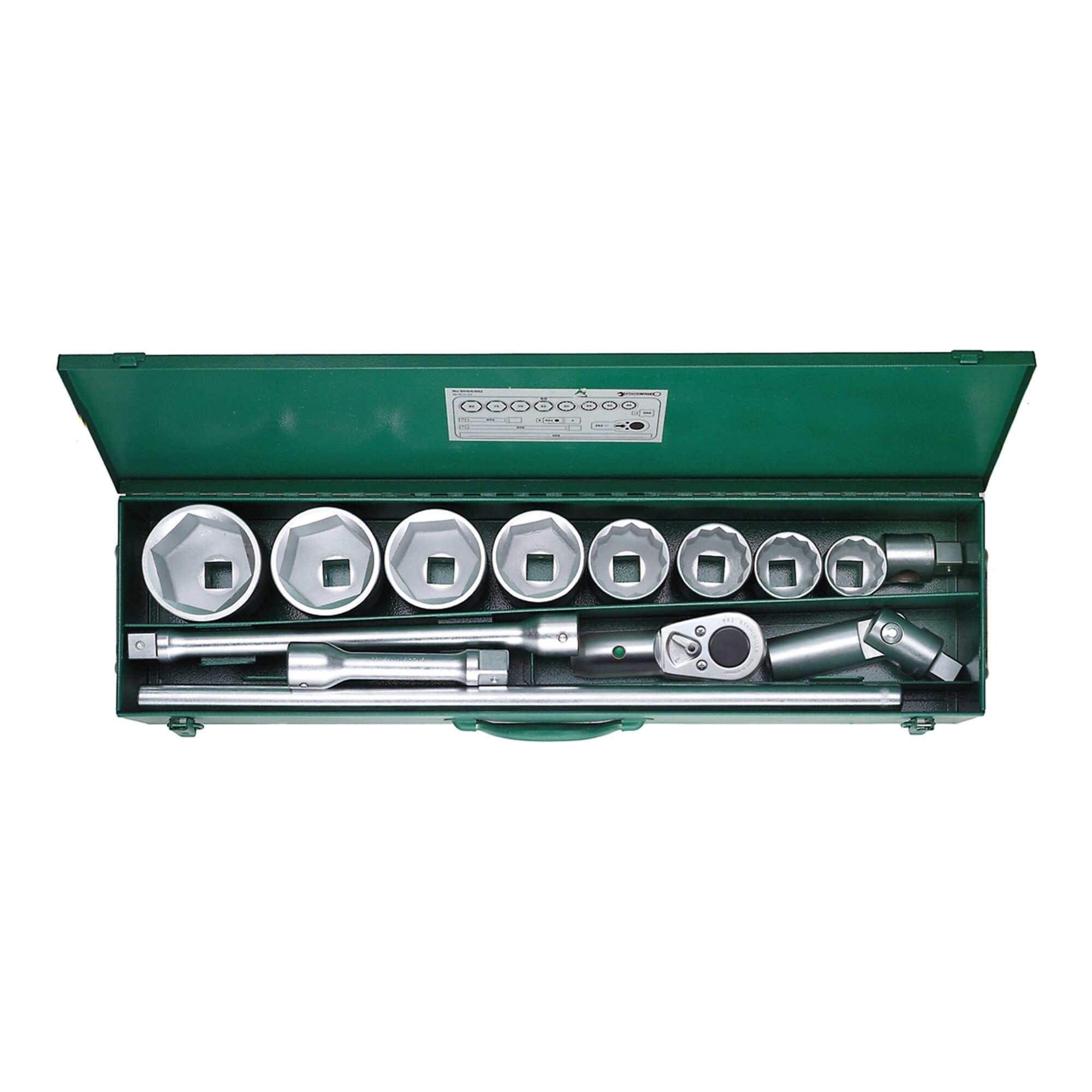 Stahlwille Steckschlüssel Stahlwille 1" (25mm) Steckschlüsselsatz Nr.60/8/6/882 14tlg.