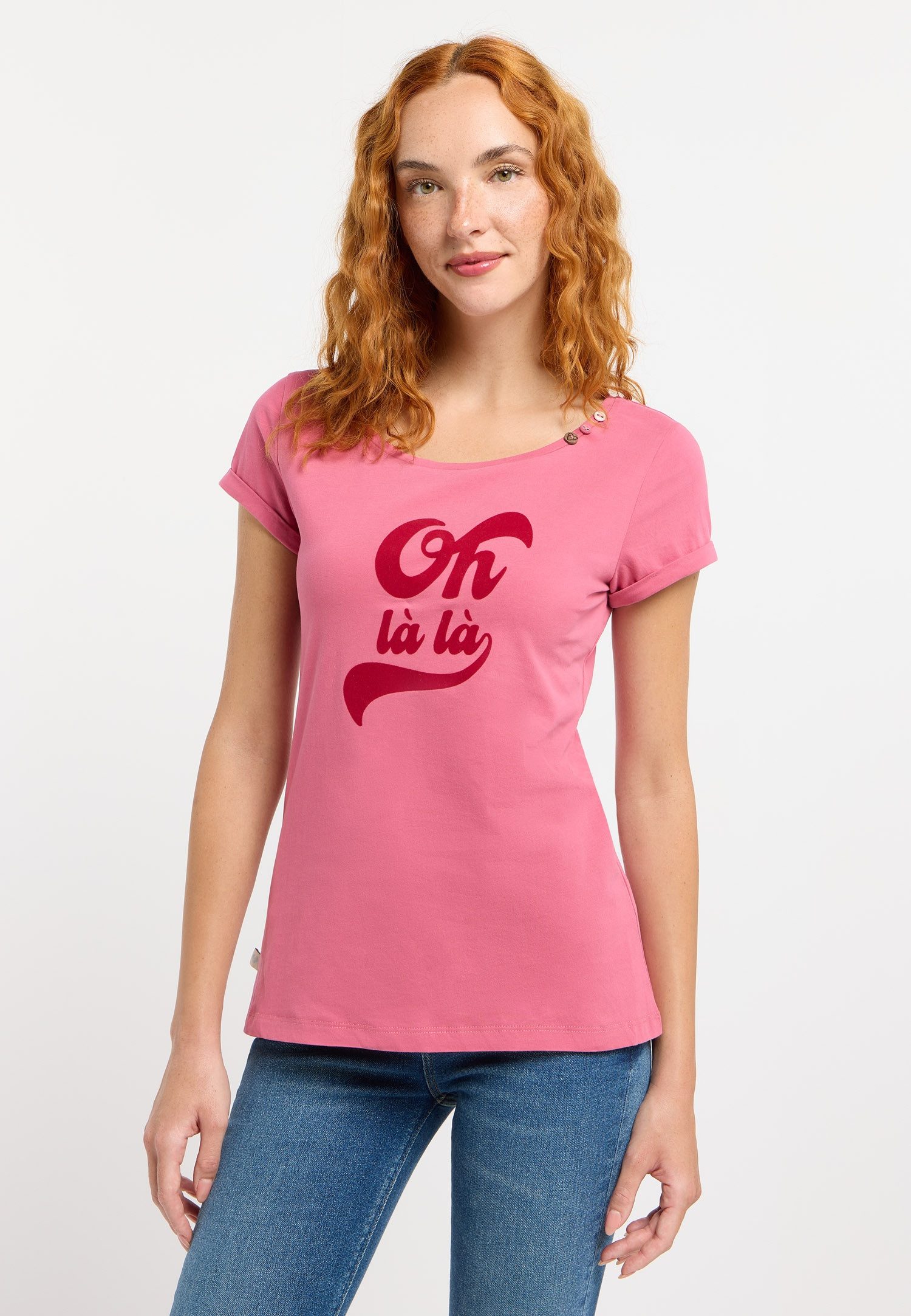 Ragwear Kurzarmshirt FLLORAH PP GOTS günstig online kaufen